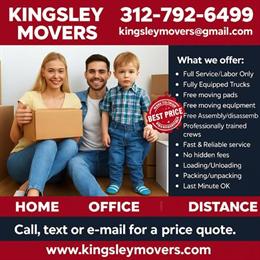 Professional Moving Services with 2 Pro Movers and Truck in Chicago, IL