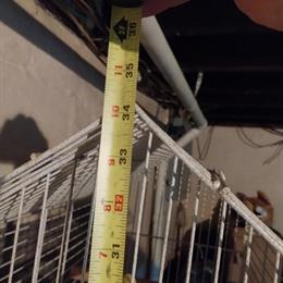 White Bird Cage with Stand on Wheels for Sale in Hermitage, pa