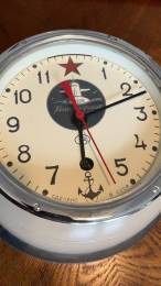 Ussr Naval Ship Submarine Wall Clock Heavy Vintage Soviet Military Clock in Glendale, CA